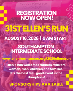 31st Ellen's Run registration open for August 16, 2026, at Southampton Intermediate School.